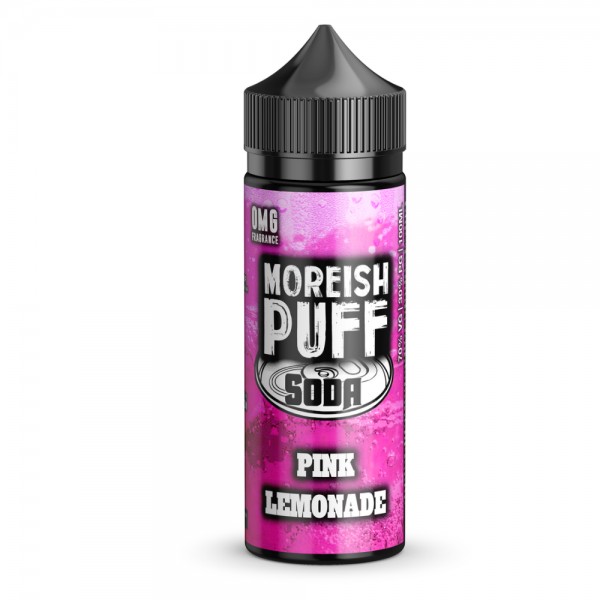 PINK LEMONADE – MOREISH PUFF SODA 100ML SHORTFILL E LIQUID 70VG VAPE