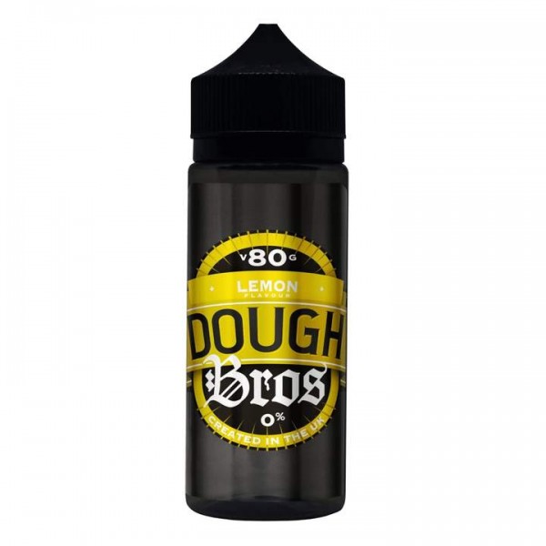 Lemon By Dough Bros | 100ML E Liquid | 80VG/20PG Vape | 0MG Juice | Short Fill