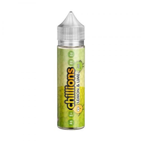 Lemon & Lime by Chillions 50ML E Liquid 70VG 30PG Vape 0MG Juice