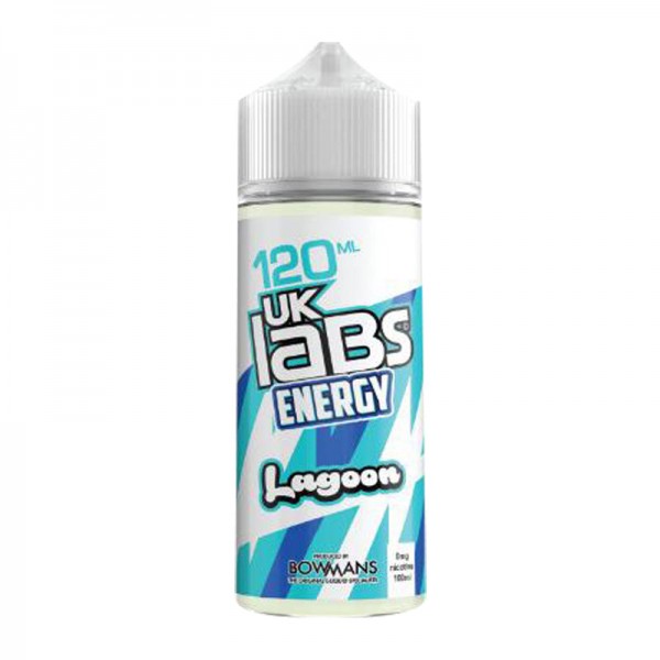 Lagoon - Energy by UK Labs, 100ML E Liquid, 70VG Vape, 0MG Juice, Shortfill