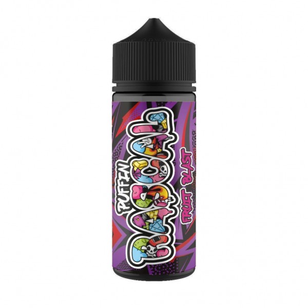 PUFFIN RASCAL FRUIT BLAST  100ML SHORTFILL E LIQUID 70VG VAPE