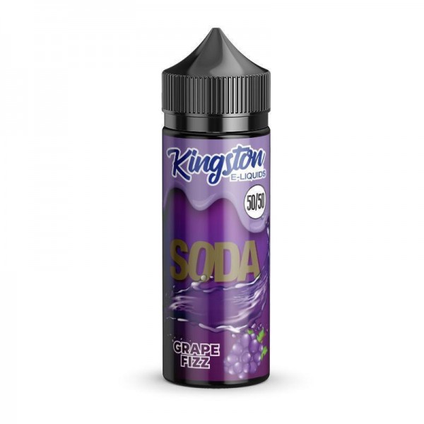 Kingston Grape Fizz 100ml E Liquid Juice Vape 50vg Sub Ohm Shortfill