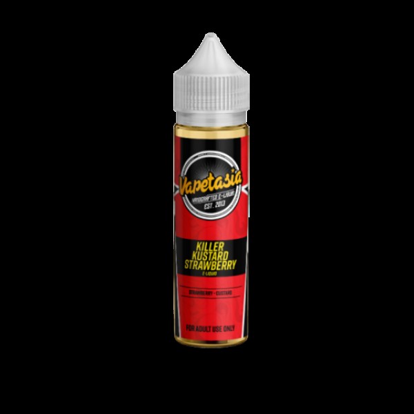 Killer Kustard Strawberry by Vapetasia, 50ML E Liquid, 70VG Vape, 0MG Juice