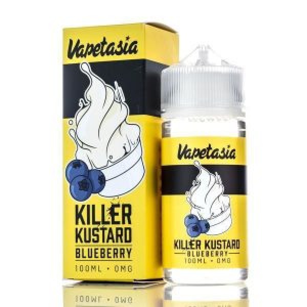 Killer Kustard Blueberry by Vapetasia, 100ML E Liquid, 70VG Vape, 0MG Juice