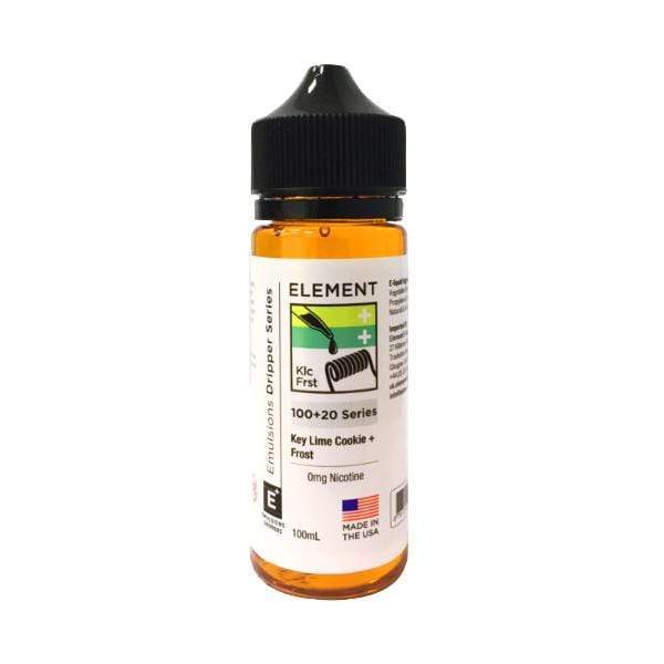 Key Lime Cookie + Frost by Element. 100ML E-Liquid, 0MG Vape 80VG/20PG Juice
