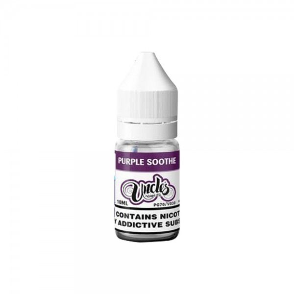 Purple Soothe By Uncle's Vape Co 10ML E Liquid 30VG Vape 3MG/6MG/12MG/18MG Juice