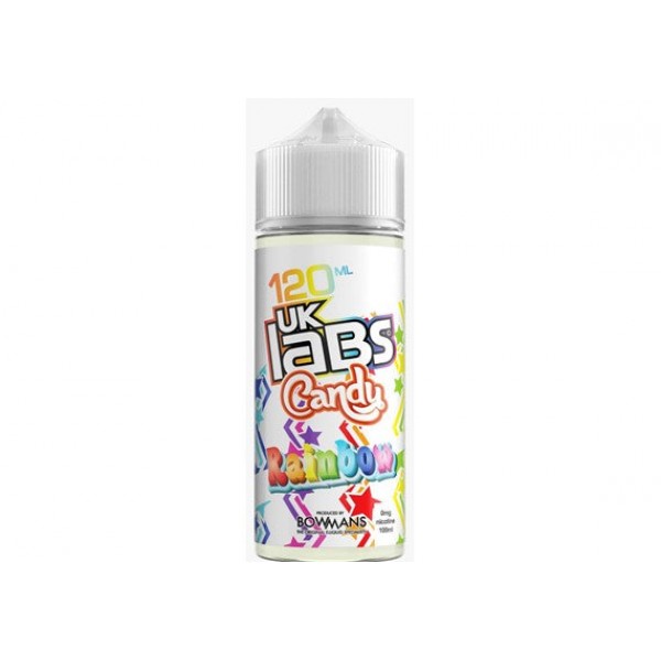 Rainbow - Candy by UK Labs, 100ML E Liquid, 70VG Vape, 0MG Juice, Shortfill