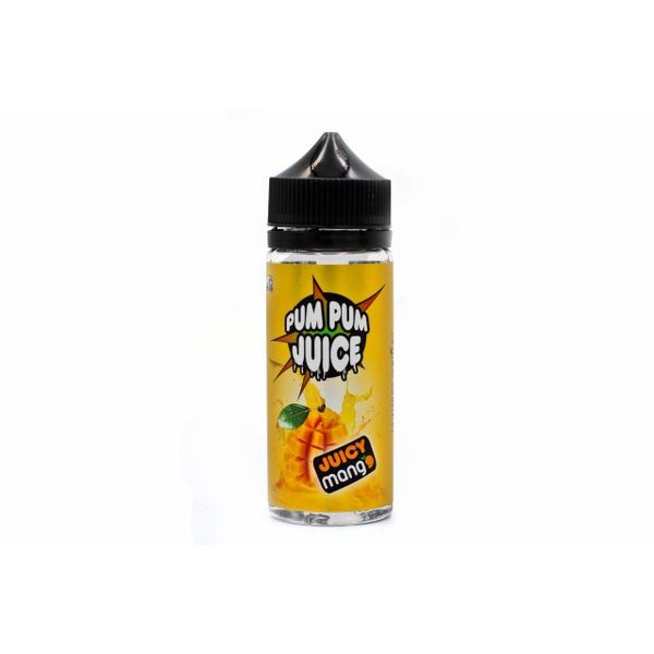 Juicy Mango by Pum Pum Juice. 0MG 100ML E-liquid. 70VG/30PG Vape Juice
