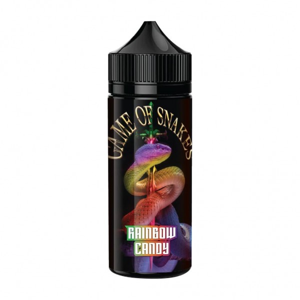 Rainbow Candy By Game Of Snakes 100ML E Liquid 70VG Vape 0MG Juice