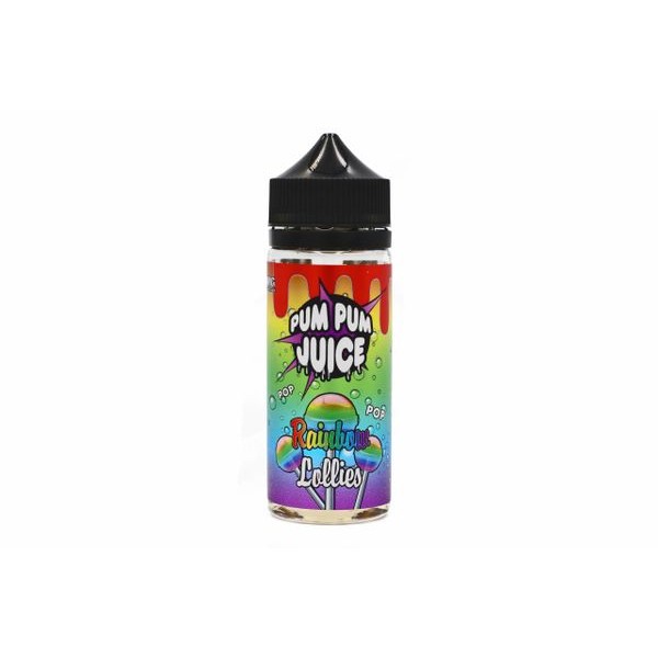 Rainbow Lollies by Pum Pum Juice. 0MG 100ML E-liquid. 70VG/30PG Vape Juice