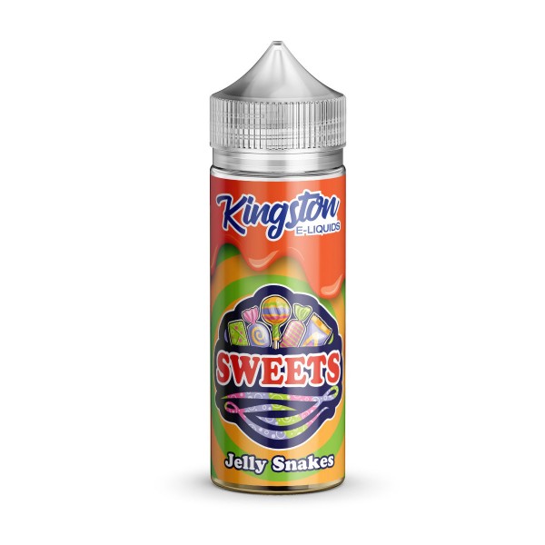 Jelly Snakes by Kingston 100ml New Bottle E Liquid 70VG Juice