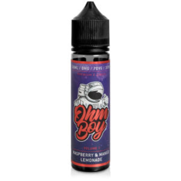 Raspberry & Mango Lemonade By Ohm Boy Volume I 50ML E Liquid 70VG Vape 0MG Juice