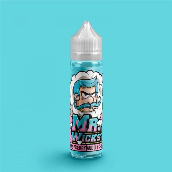 Raspberry & Lychee E-Liquid by Mr Wicks - 50ml Shortfill E Liquid 70VG Vape