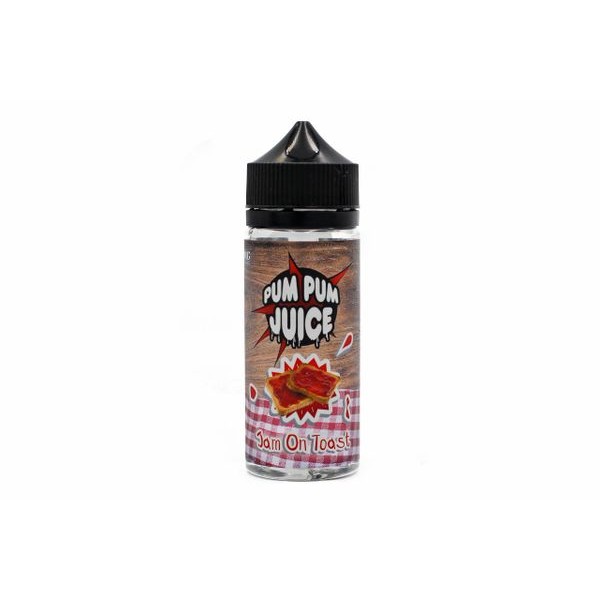 Jam on Toast by Pum Pum Juice. 0MG 100ML E-liquid. 70VG/30PG Vape Juice