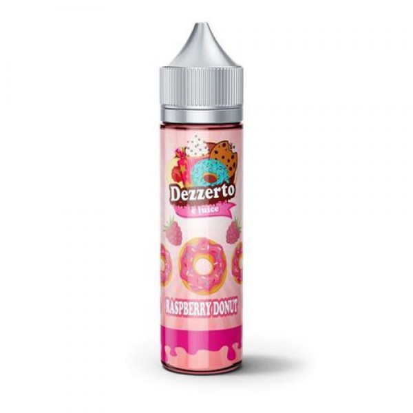 Raspberry Donut By Dezzerto 50ML E Liquid 70VG Vape 0MG Juice