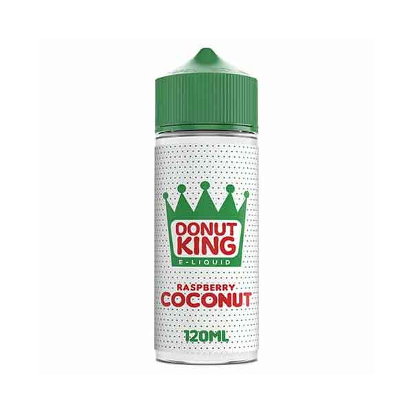 Raspberry Coconut by Donut King. 70VG/30PG E-liquid, 0MG Vape, 100ML Juice