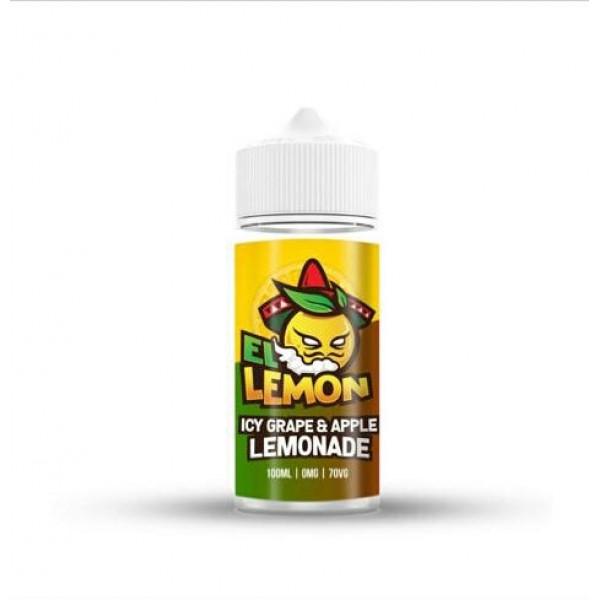 Icy Grape & Apple Lemonade By El Lemon 100ML E Liquid 70VG/30PG Vape 0MG Juice