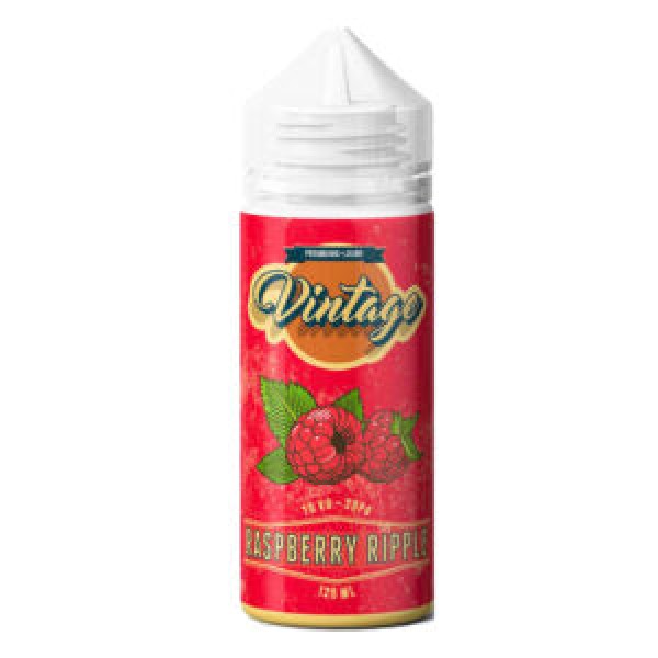 Raspberry Ripple By Vintage 100ML E Liquid 70VG Vape 0MG Juice Shortfill