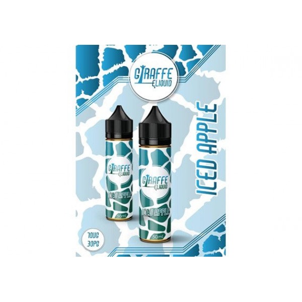 Iced Apple by Giraffe 50ML E liquid 70VG Vape 0MG Juice Shortfill