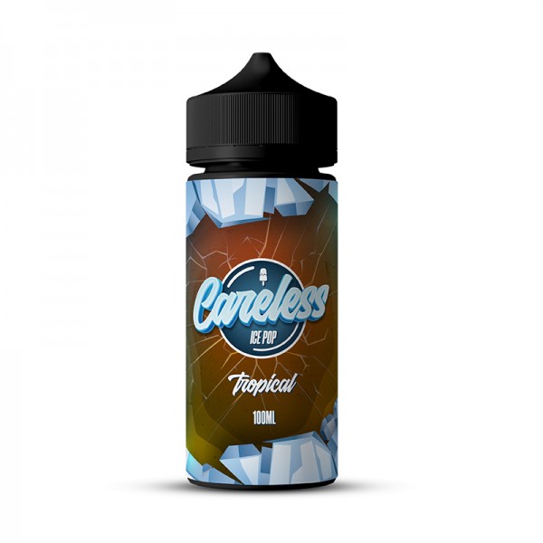 Ice Pop - Tropical By Careless | 100ML E Liquid | 70VG Vape | 0MG Juice | Short Fill