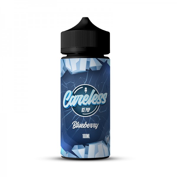 Ice Pop - Blueberry By Careless | 100ML E Liquid | 70VG Vape | 0MG Juice | Short Fill