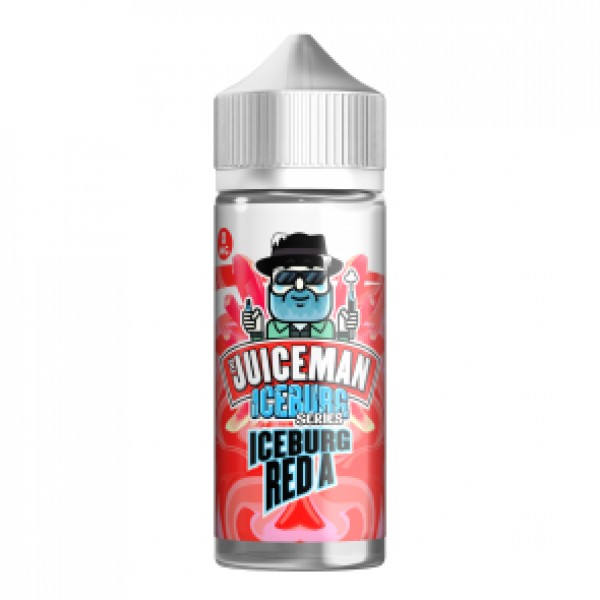 Red A By The Juiceman Iceburg 100ML E Liquid 50VG Vape 0MG Juice