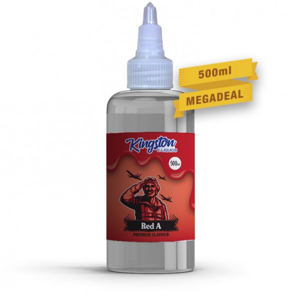 Red A by Kingston 500ML E Liquid 70VG Vape 0MG Juice