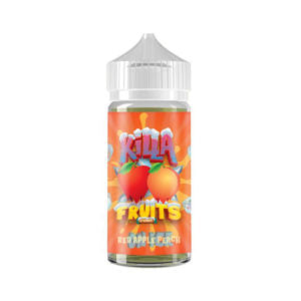 Red Apple Peach On Ice by Killa Fruits 100ml E-Liquid Juice 70VG Vape