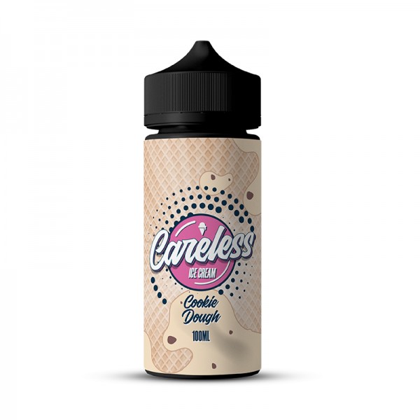 Ice Cream - Cookie Dough By Careless | 100ML E Liquid | 70VG Vape | 0MG Juice | Short Fill