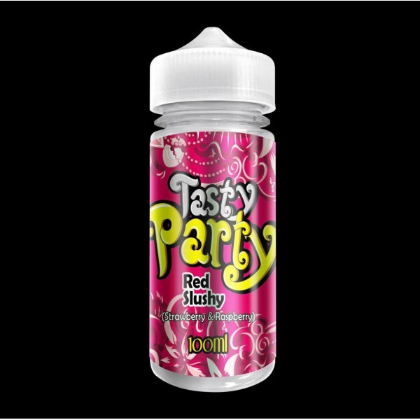 Red Slushy by Tasty Party. 100ML E-liquid, 0MG vape, 70VG/30PG juice