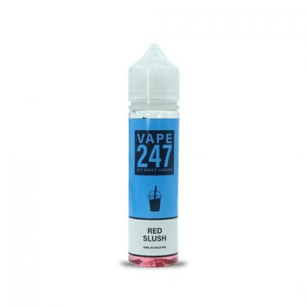Red Slush By Vape 247, 50ML E Liquid 70VG Vape 0MG Juice