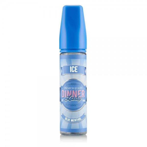 Ice - Blue Menthol by Dinner Lady E-liquid 70VG Shortfill Vape
