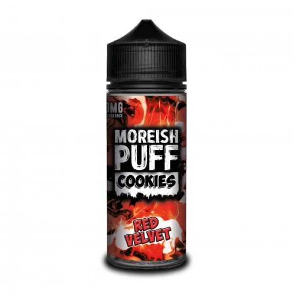 RED VELVET – MOREISH PUFF COOKIES 100ML SHORTFILL E LIQUID 70VG VAPE