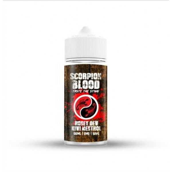 Honeydew Kiwi Menthol By Scorpion Blood 100ML E Liquid 50VG/50PG Vape 0MG Juice