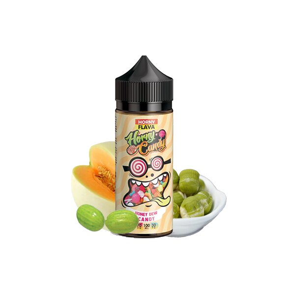 Honeydew Candy by Horny Flava. 100ML E-liquid, 0MG Vape, 70VG Juice