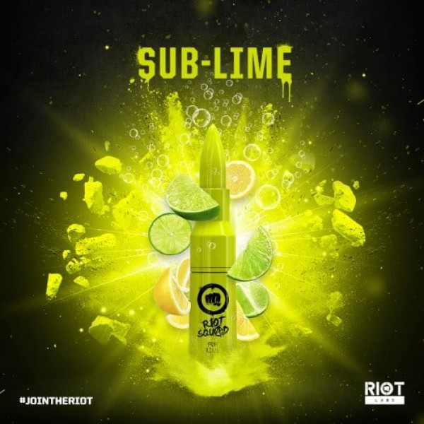 RIOT SQUAD – SUB LIME 50ML SHORTFILL E LIQUID 70VG VAPE