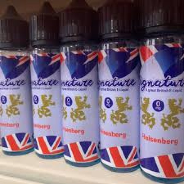 Heisen-berg by Signature 50ml E Liquid Juice 50VG Vape Shortfill