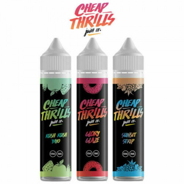 Rush rush yayo by Cheap Thrills 50ml E Liquid Juice 70vg Vape Shortfill