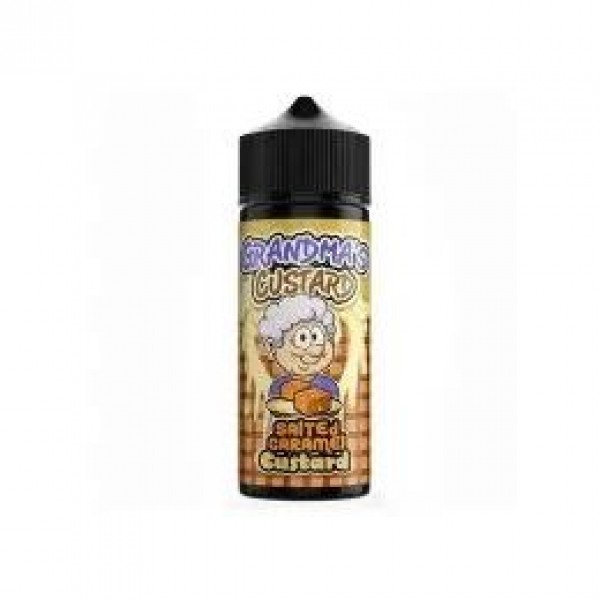 Salted Caramel Custard By Grannies Custard 100ML E Liquid 70VG Vape 0MG Juice