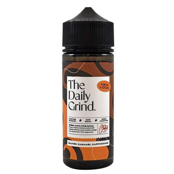 Salted Caramel Cappuccino By The Daily Grind 100ML E Liquid 70VG Vape 0MG Juice