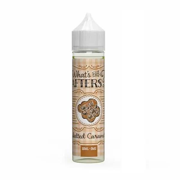 Salted Caramel by What's For Afters? 50ML E-liquid, 0MG Vape, 70VG Juice