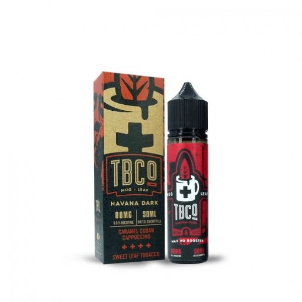 Havana Dark By TBCO Mug & Leaf 50ML E Liquid 70VG Vape 0MG Juice