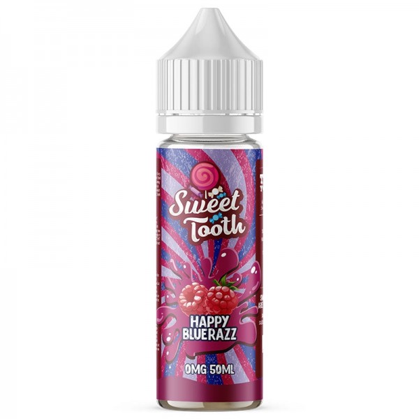 Happy Blue Razz by Sweet Tooth 50ML E Liquid, 70VG Vape, 0MG Juice
