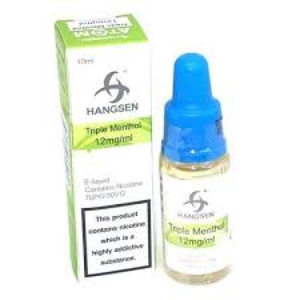 HANGSEN TRIPLE MENTHOL 10ML TPD E LIQUID JUICE 3MG/6MG/12MG/18MG MULTIBUY