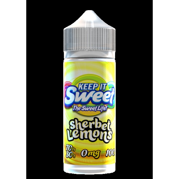 Sherbet lemons - Keep It Sweet 100ml E-liquid Juice 70VG Vape