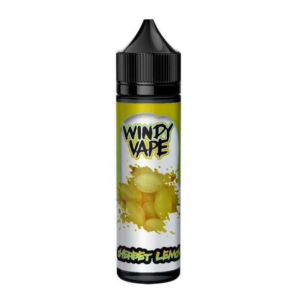 Sherbet Lemon by Windy Vape 50ml E Liquid Juice 0mg 80vg 20pg