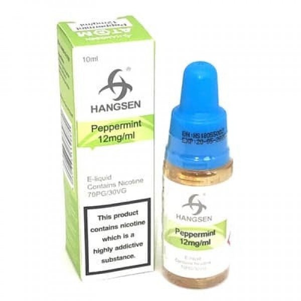 HANGSEN PEPPERMINT 10ML TPD E LIQUID JUICE 3MG/6MG/12MG/18MG MULTIBUY