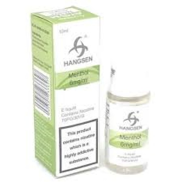 HANGSEN MENTHOL 10ML TPD E LIQUID JUICE 3MG/6MG/12MG/18MG MULTIBUY