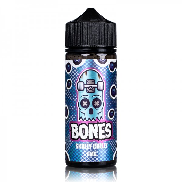 Skully Chilly by Bones, 100ML E Liquid, 70VG Vape, 0MG Juice