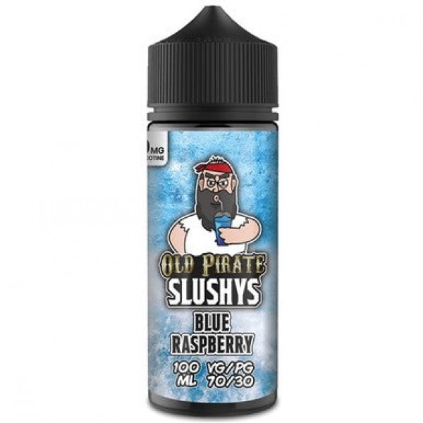 Slushys - Blue Raspberry by Old Pirate 100ML E Liquid, 70VG Vape, 0MG Juice, Shortfill